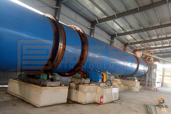 遼寧玉米秸稈烘干機安裝現場